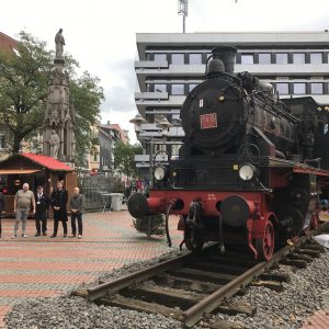Dampflok BLE 146 auf Steeler Weihnachtsmarkt