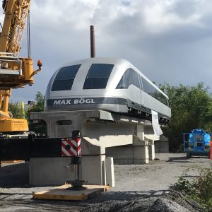 Der Transrapid 07 ist angekommen