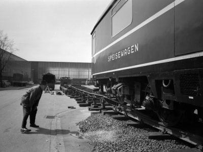 Transport zur Fachschau für das Hotel- und Gastgewerbe, 20.-26.04.1967